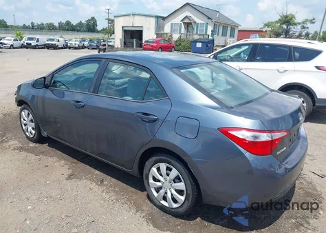 2014 Toyota Corolla Le z USA, uszkodzony, nr VIN 2T1BURHE1EC150939